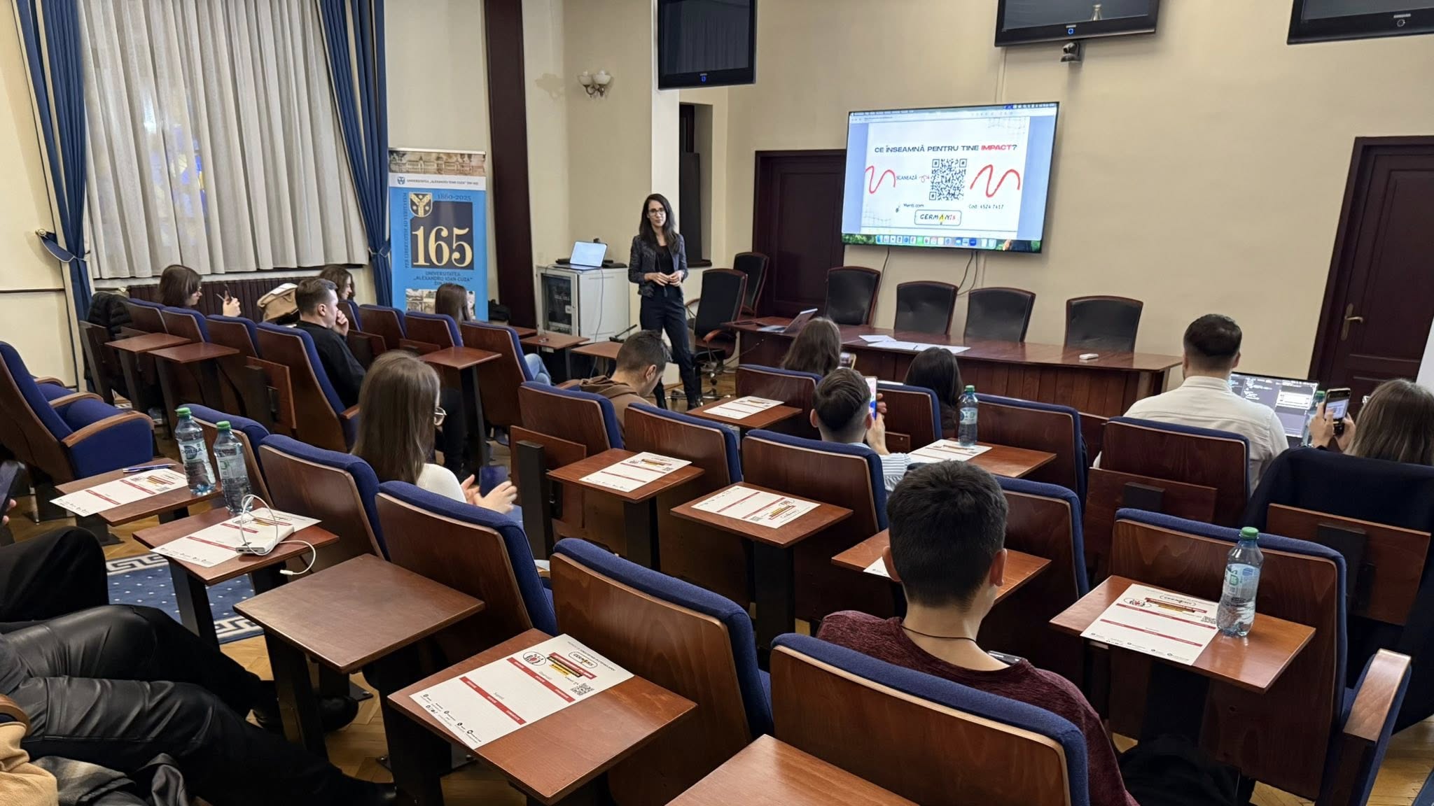 Atelier cu tineri antreprenori. Ștefania Surdu - „Antreprenoriatul cu sens: Cum transformăm educația în impact real.“